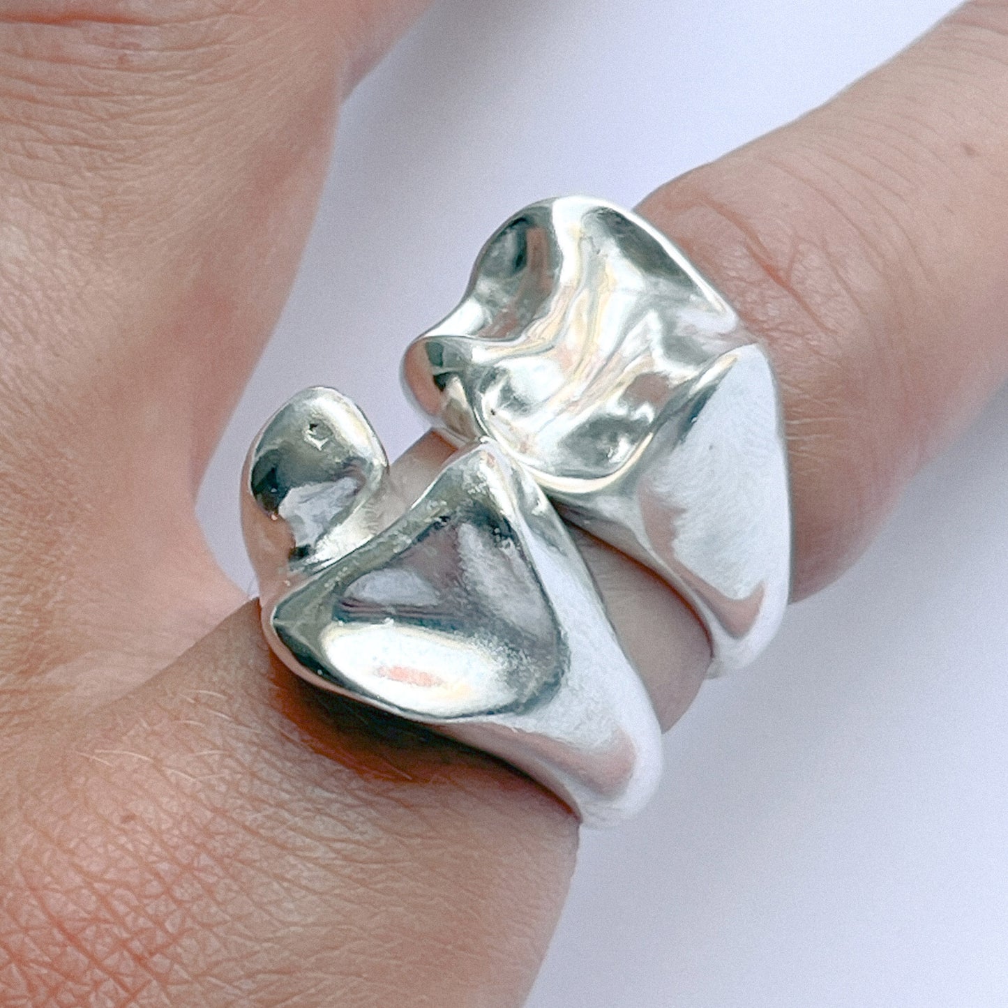 Molar2 Ring and Molar1 Ring handmade in 925 Sterling Silver by BÚMBUNER