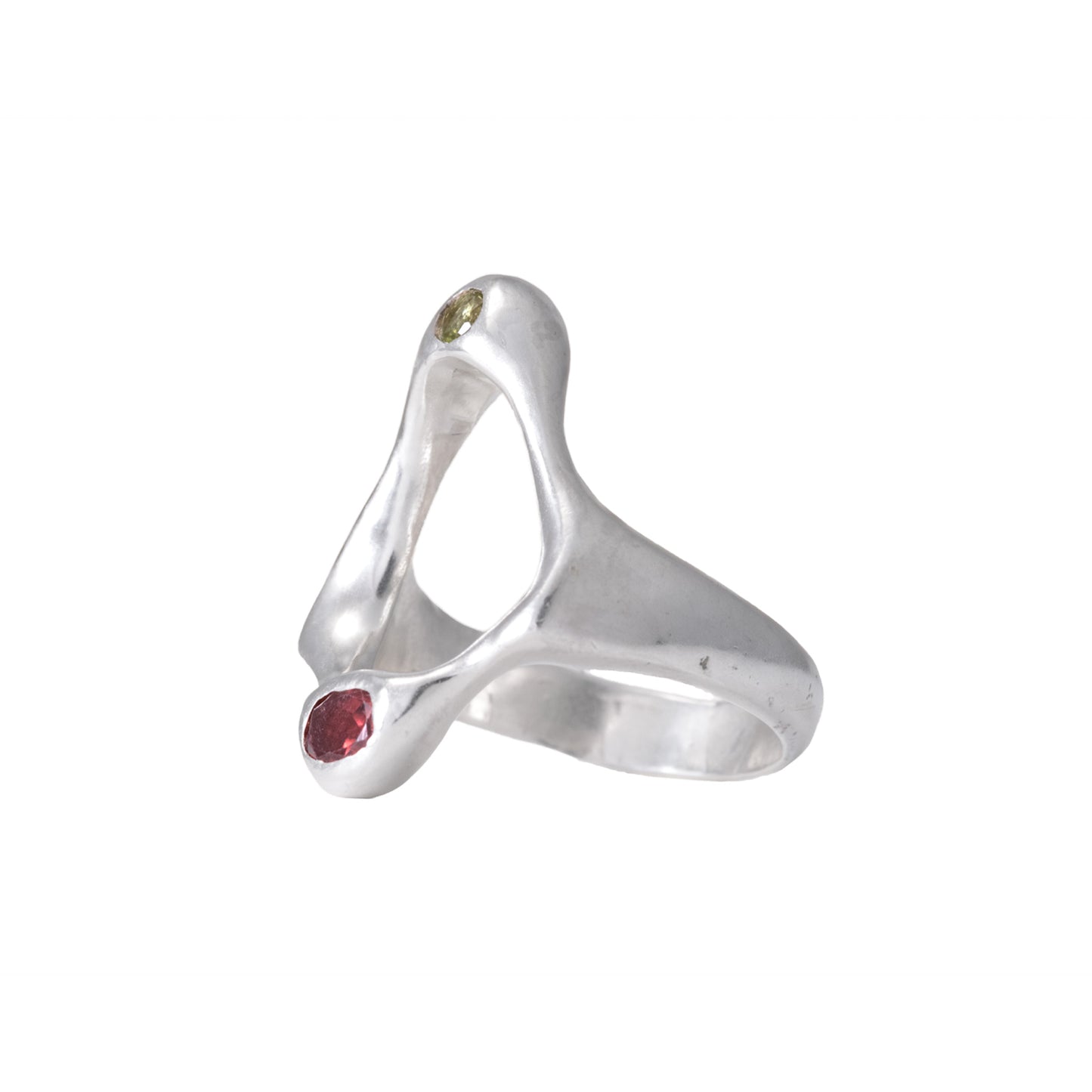 Claro Ring side view handmade in 925 Sterling Silver by BÚMBUNER

