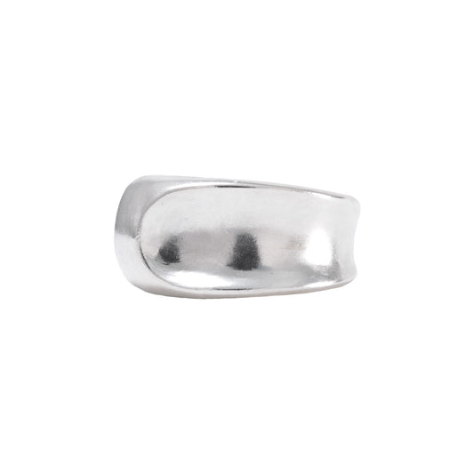 Limbo Ring front view handmade in 925 Sterling Silver by BÚMBUNER
