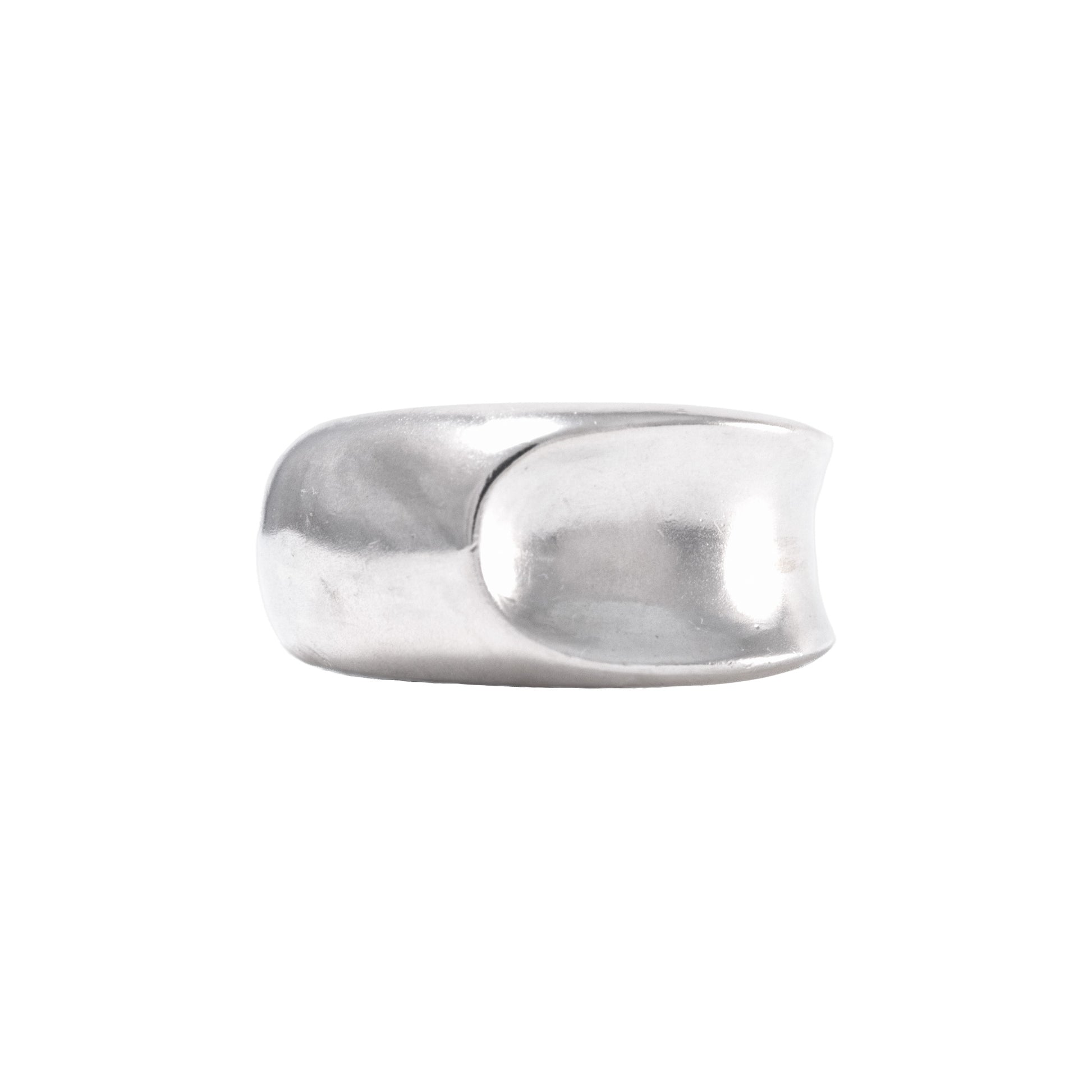Limbo Ring side view handmade in 925 Sterling Silver by BÚMBUNER
