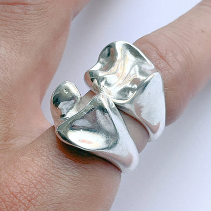 Molar2 Ring and Molar1 Ring handmade in 925 Sterling Silver by BÚMBUNER
