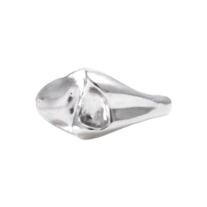 Molar2 Ring side view handmade in 925 Sterling Silver by BÚMBUNER
