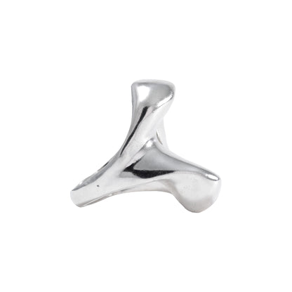 Valle Ring side view handmade in 925 Sterling Silver by BÚMBUNER
